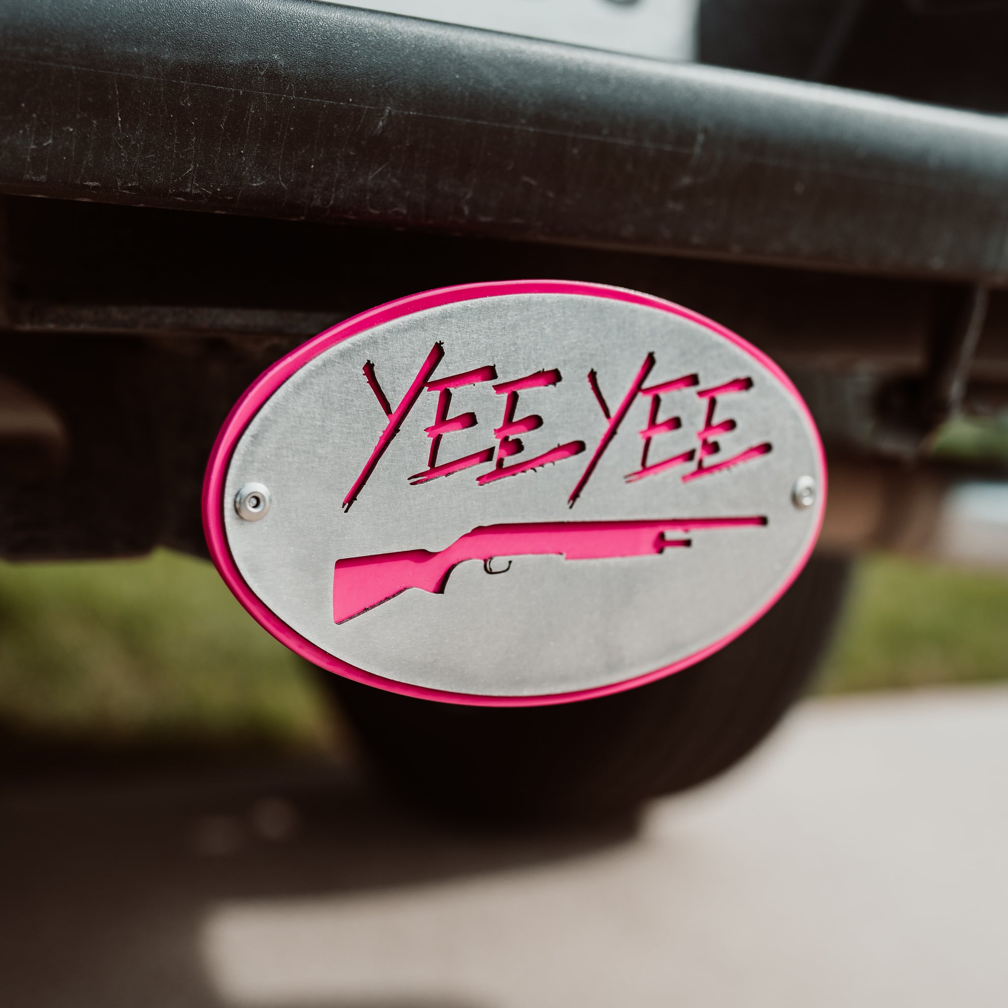 Pink Truck Hitch Cover – Yee Yee Apparel
