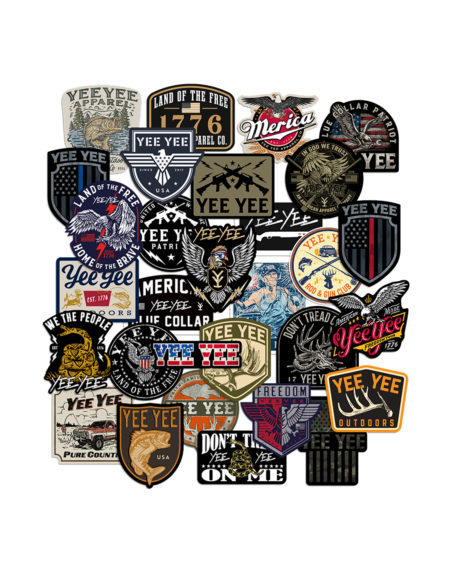 Ultimate Sticker Pack – Yee Yee Apparel