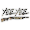 Yee Yee Shotgun Decal (6")